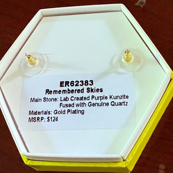 New Original Bomb Party Earrings - " Remembered Skies" - Picture 4 of 4